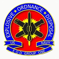 U.S. Navy Explosive Orndance Disposal Group One logo