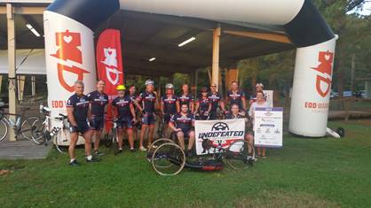 VA BCH crew before heading out at 0700. Great weather and time. The first of four rides supporting the foundation, Fl, TX and then San Diego